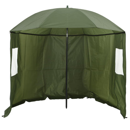 Fishing Umbrella Yellow Army 240 x 210 cm Oxford Polyester