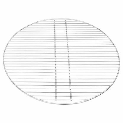 BBQ Grill Grate Silver 60 x 60 cm Stainless Steel