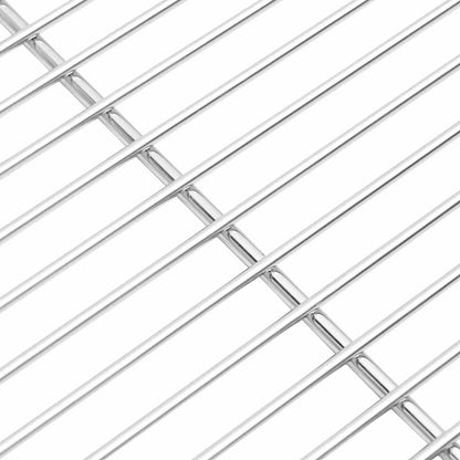 Grill Grate Silver 40 x 30 cm Stainless Steel