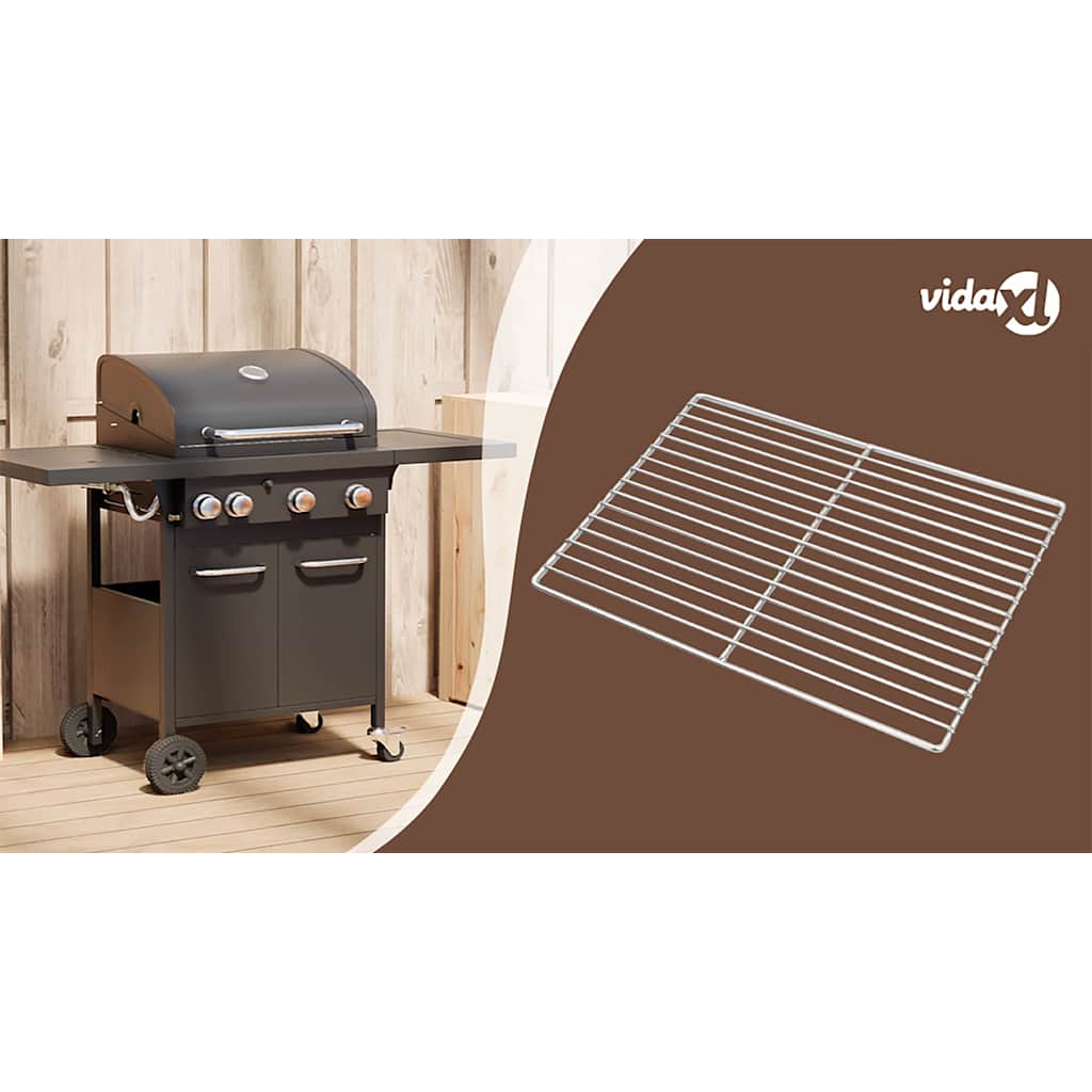 Grill Grate Silver 40 x 35 cm Stainless Steel