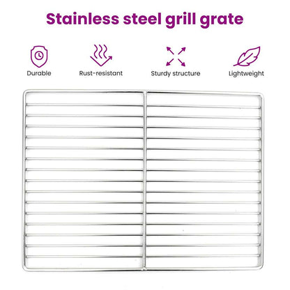 Grill Grate Silver 45 x 40 cm Stainless Steel