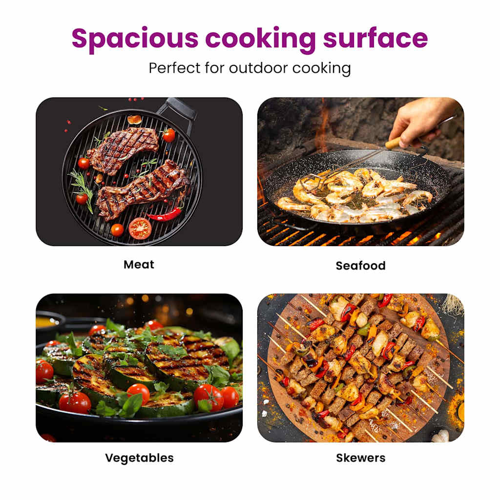 Grill Grate Silver 47 x 32.5 cm Stainless Steel