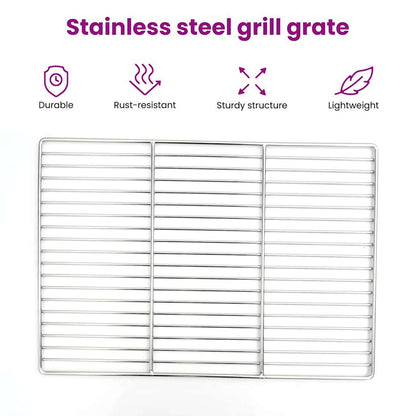 Grill Grate Silver 50 x 35 cm Stainless Steel
