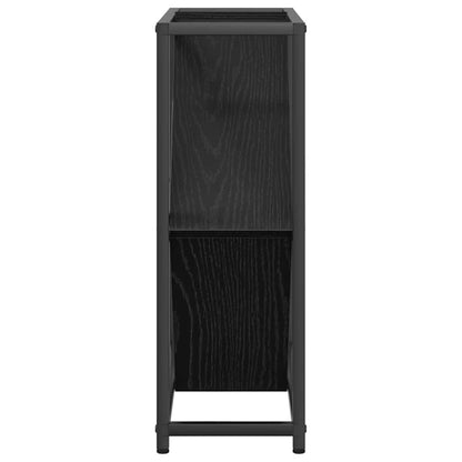 Wine Rack 16 bottles Engineered Wood Black Oak