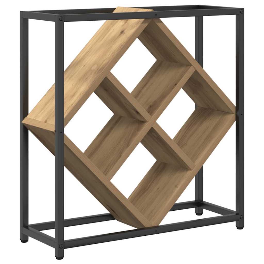 Wine Rack Artisan Oak 51 x 18 x 52.5 cm Engineered Wood