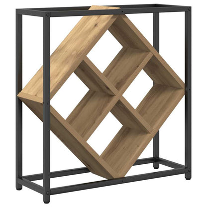 Wine Rack Artisan Oak 51 x 18 x 52.5 cm Engineered Wood