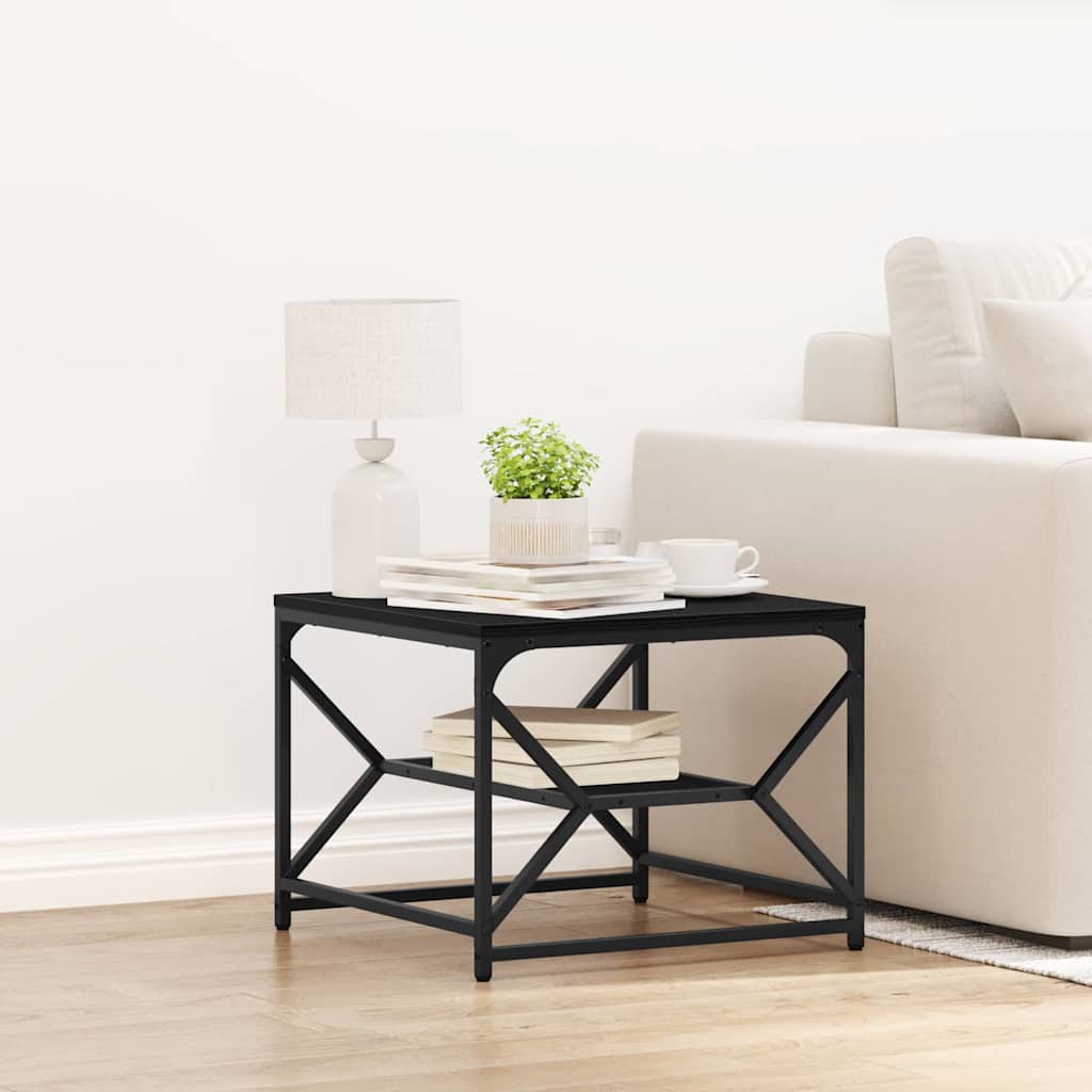 Coffee Table Black Oak 51 x 50 x 40 cm