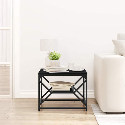 Coffee Table Black Oak 51 x 50 x 40 cm