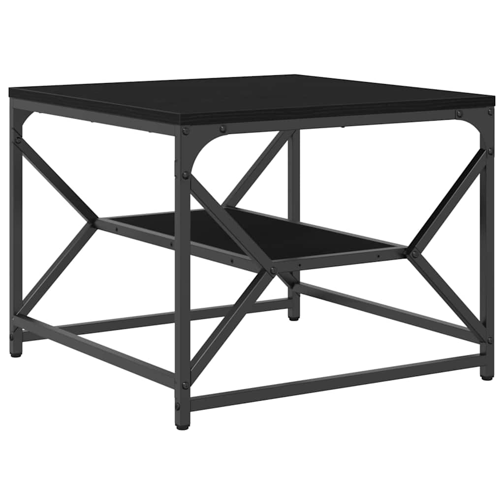 Coffee Table Black Oak 51 x 50 x 40 cm
