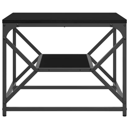 Coffee Table Black Oak 51 x 50 x 40 cm