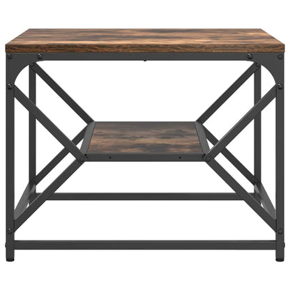 Coffee Table Smoked Oak 51 x 50 x 40 cm