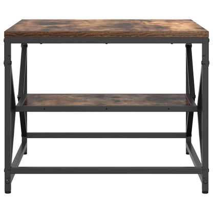 Coffee Table Smoked Oak 51 x 50 x 40 cm