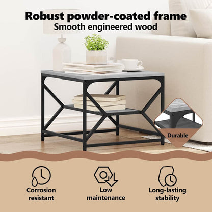 Coffee Table Grey Sonoma 51 x 50 x 40 cm