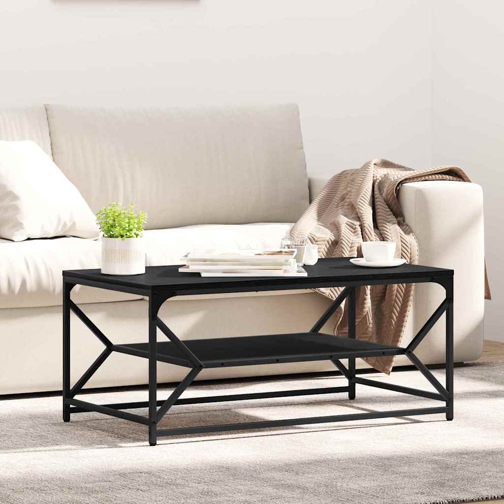 Coffee Table Black Oak 90 x 50 x 40 cm