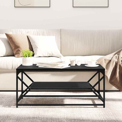 Coffee Table Black Oak 90 x 50 x 40 cm