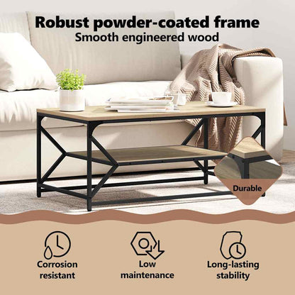 Coffee Table Sonoma Oak 90 x 50 x 40 cm