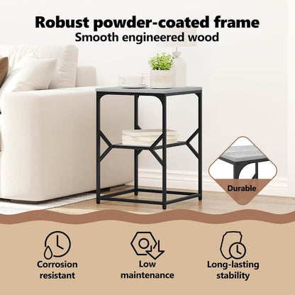 Side Table Grey Sonoma 41 x 40 x 60 cm