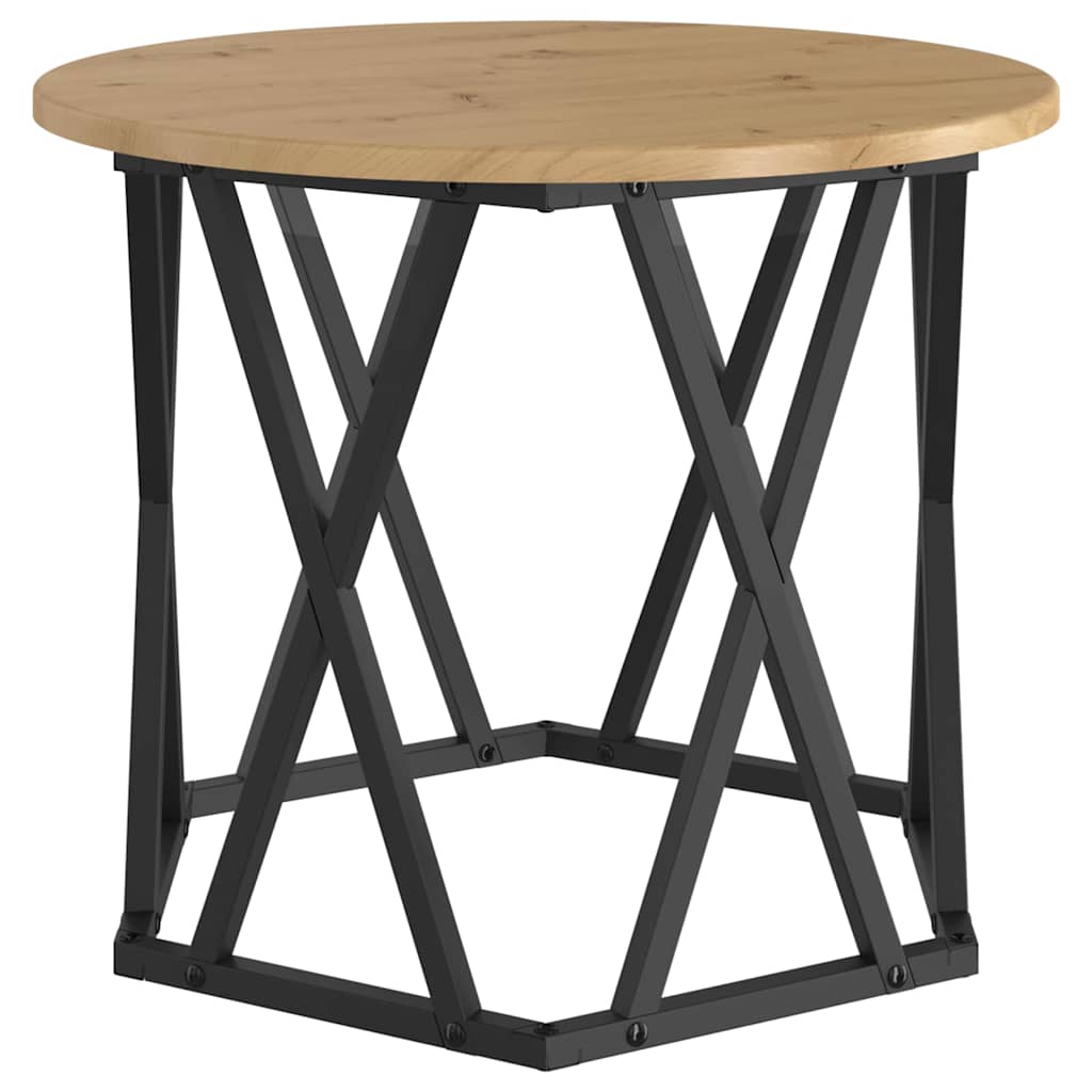 Side Table 2 pcs Artisan Oak 50 x 50 x 40 cm