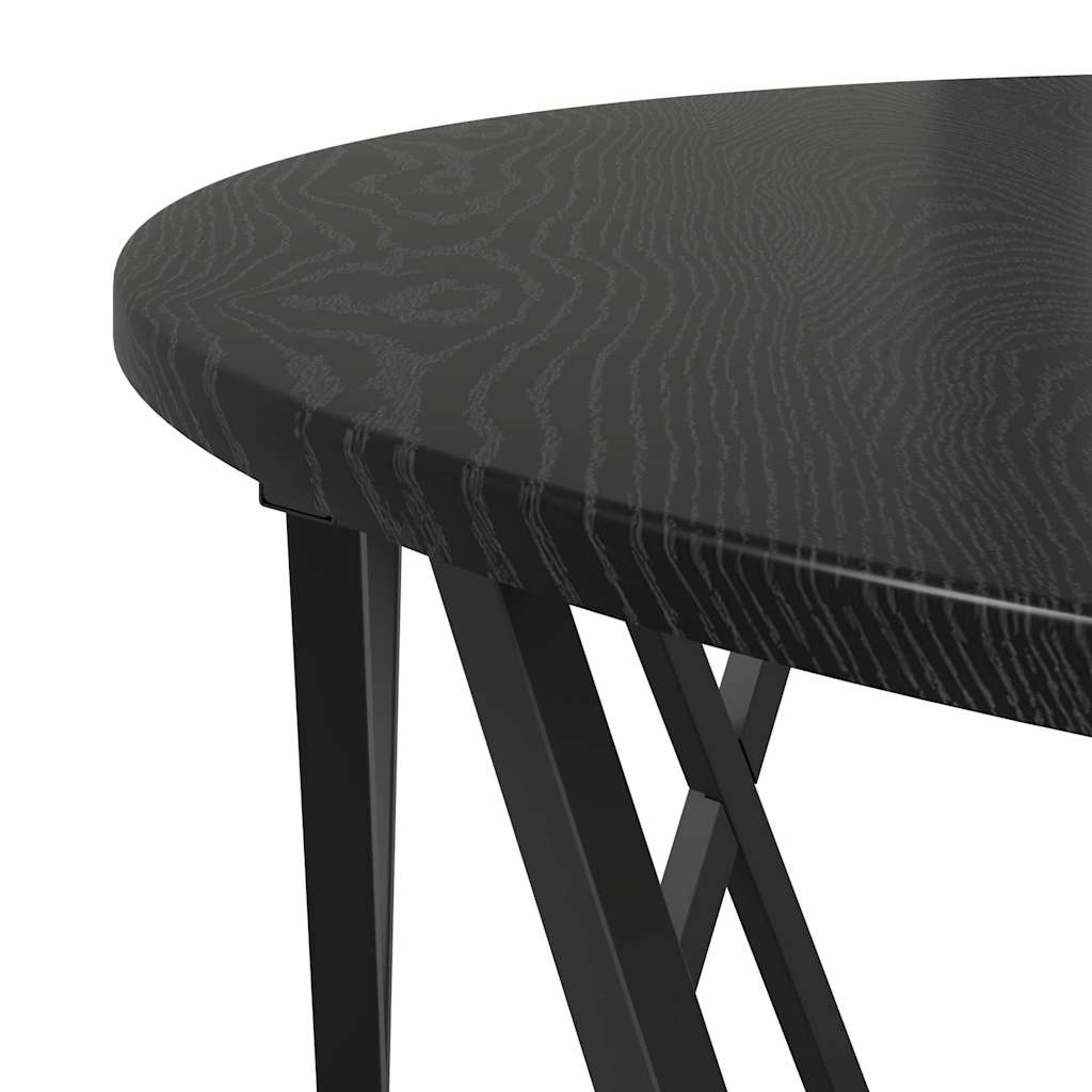 Coffee Table Black Oak 80 x 80 x 42 cm