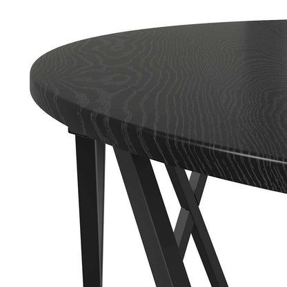 Coffee Table Black Oak 80 x 80 x 42 cm