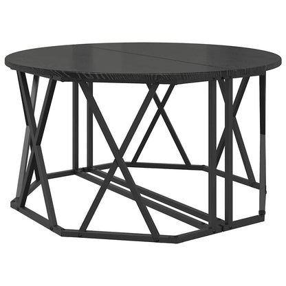 Coffee Table Black Oak 80 x 80 x 42 cm