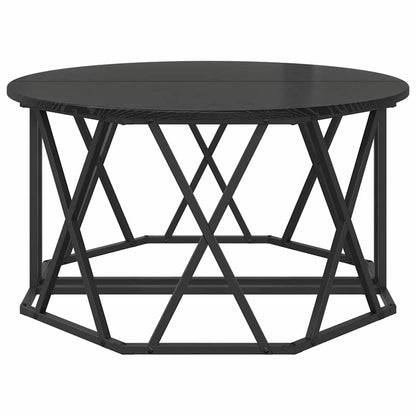 Coffee Table Black Oak 80 x 80 x 42 cm