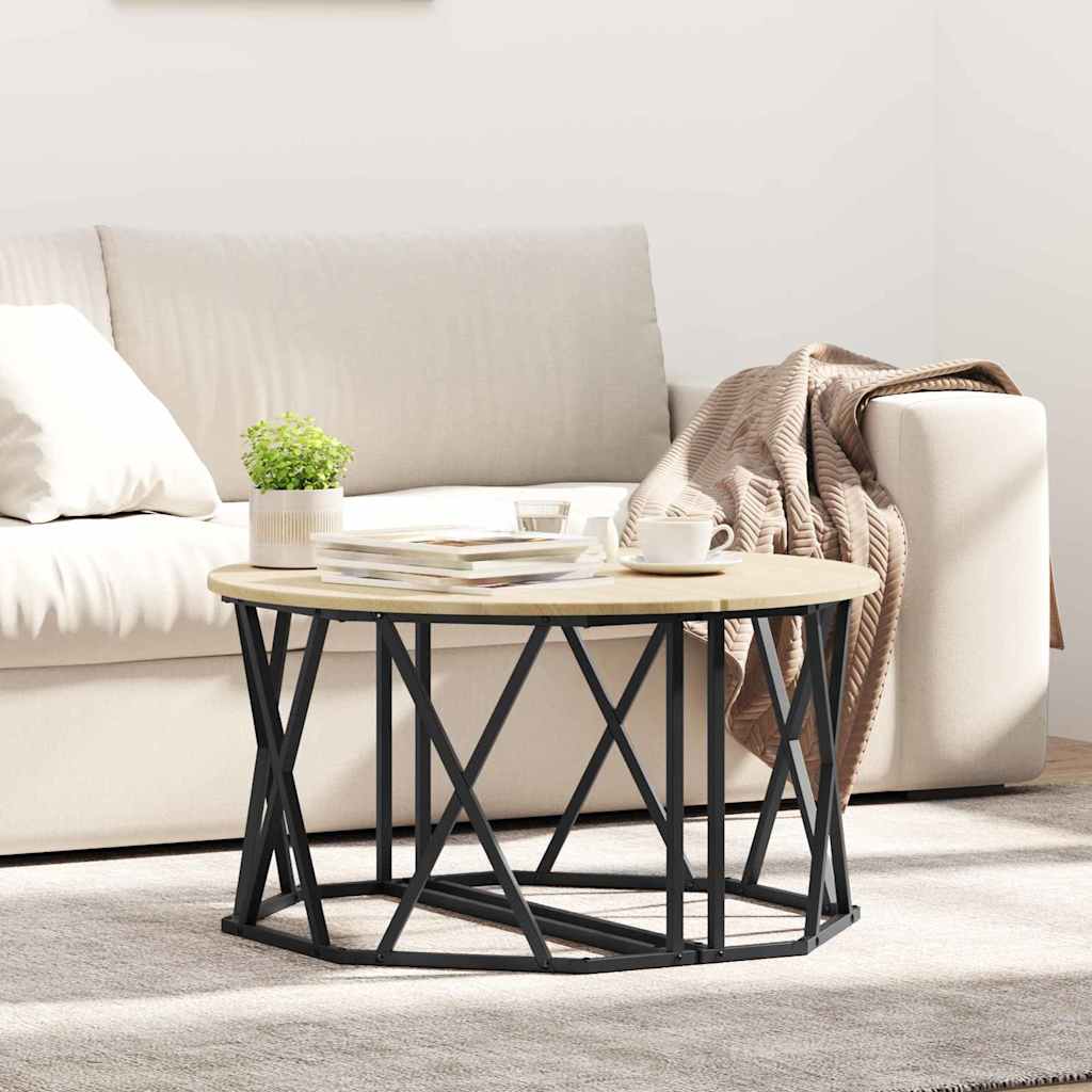 Coffee Table Sonoma Oak 80 x 80 x 42 cm