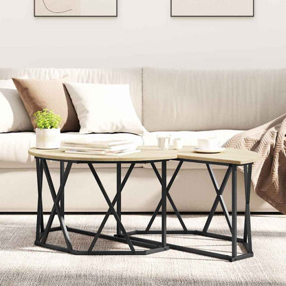 Coffee Table Sonoma Oak 80 x 80 x 42 cm