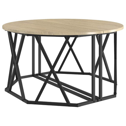 Coffee Table Sonoma Oak 80 x 80 x 42 cm