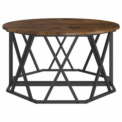 Coffee Table Smoked Oak 80 x 80 x 42 cm