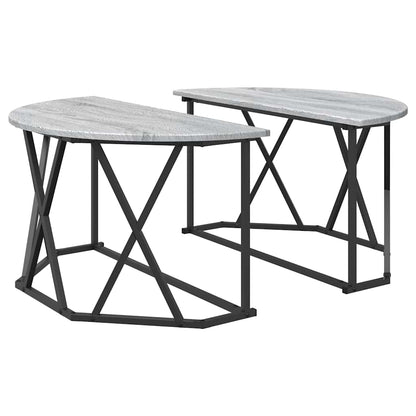 Coffee Table Grey Sonoma 80 x 80 x 42 cm