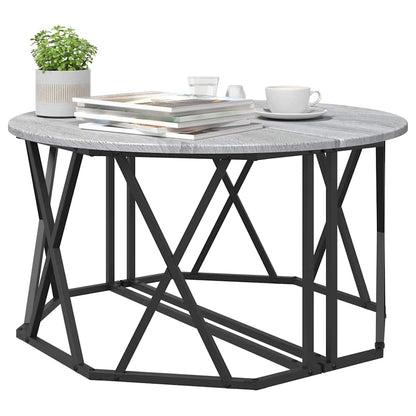 Coffee Table Grey Sonoma 80 x 80 x 42 cm