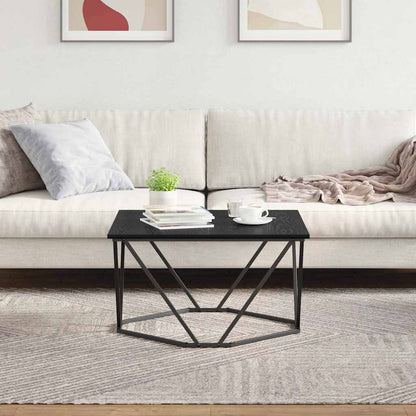 Coffee Table Black Oak 80 x 80 x 45 cm