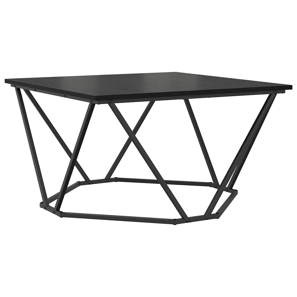 Coffee Table Black Oak 80 x 80 x 45 cm