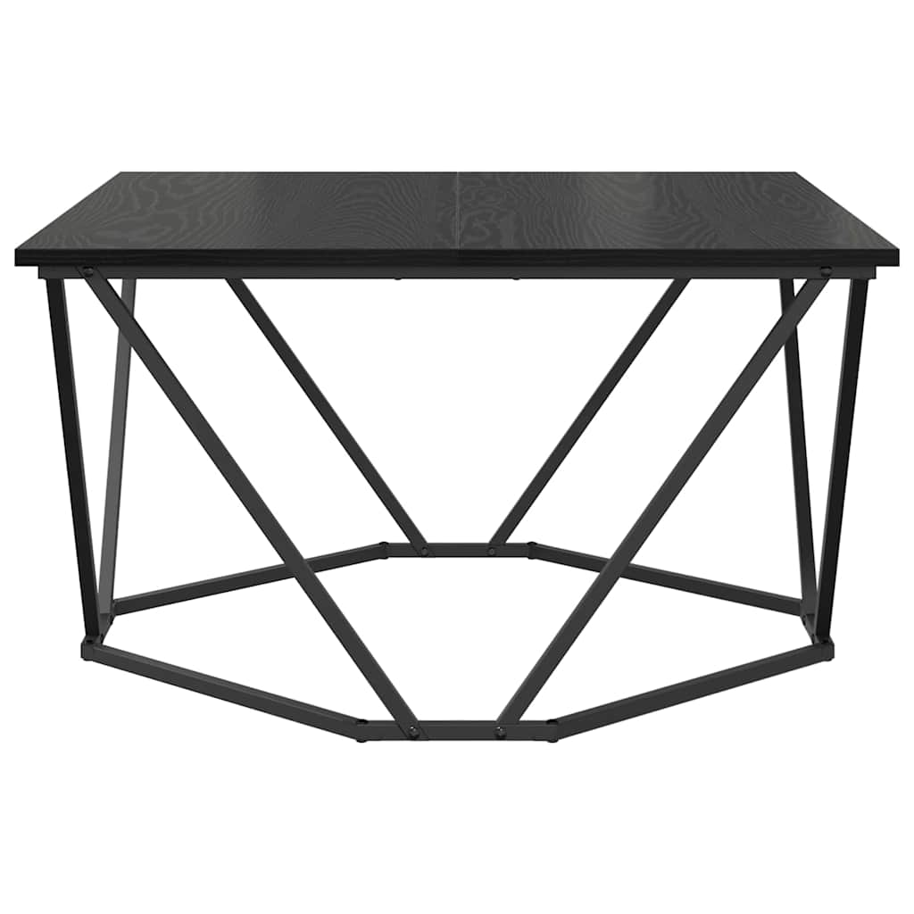 Coffee Table Black Oak 80 x 80 x 45 cm