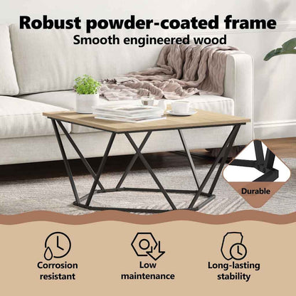 Coffee Table Sonoma Oak 80 x 80 x 45 cm