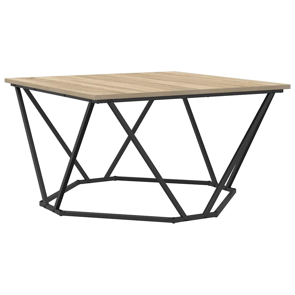 Coffee Table Sonoma Oak 80 x 80 x 45 cm