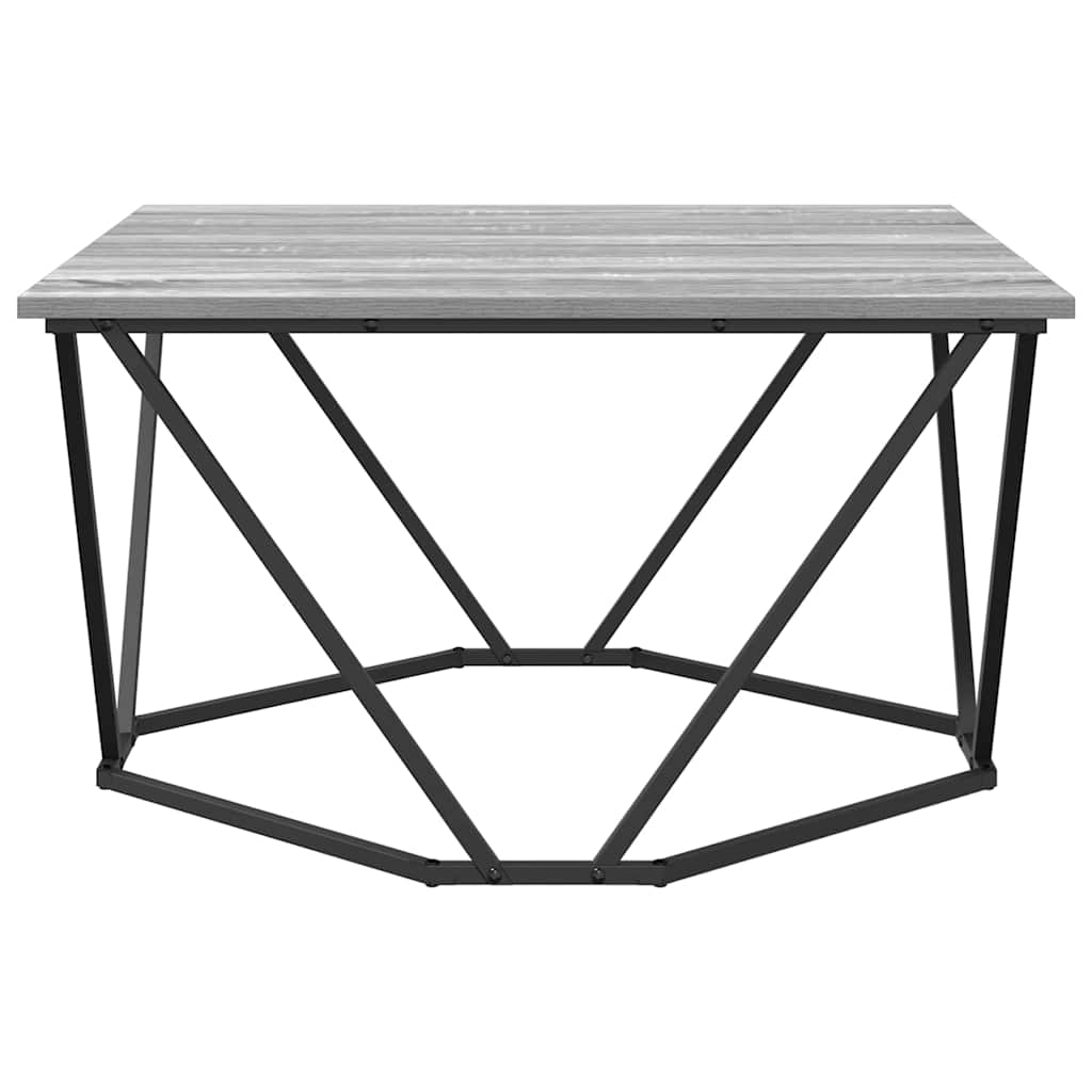 Coffee Table Grey Sonoma 80 x 80 x 45 cm