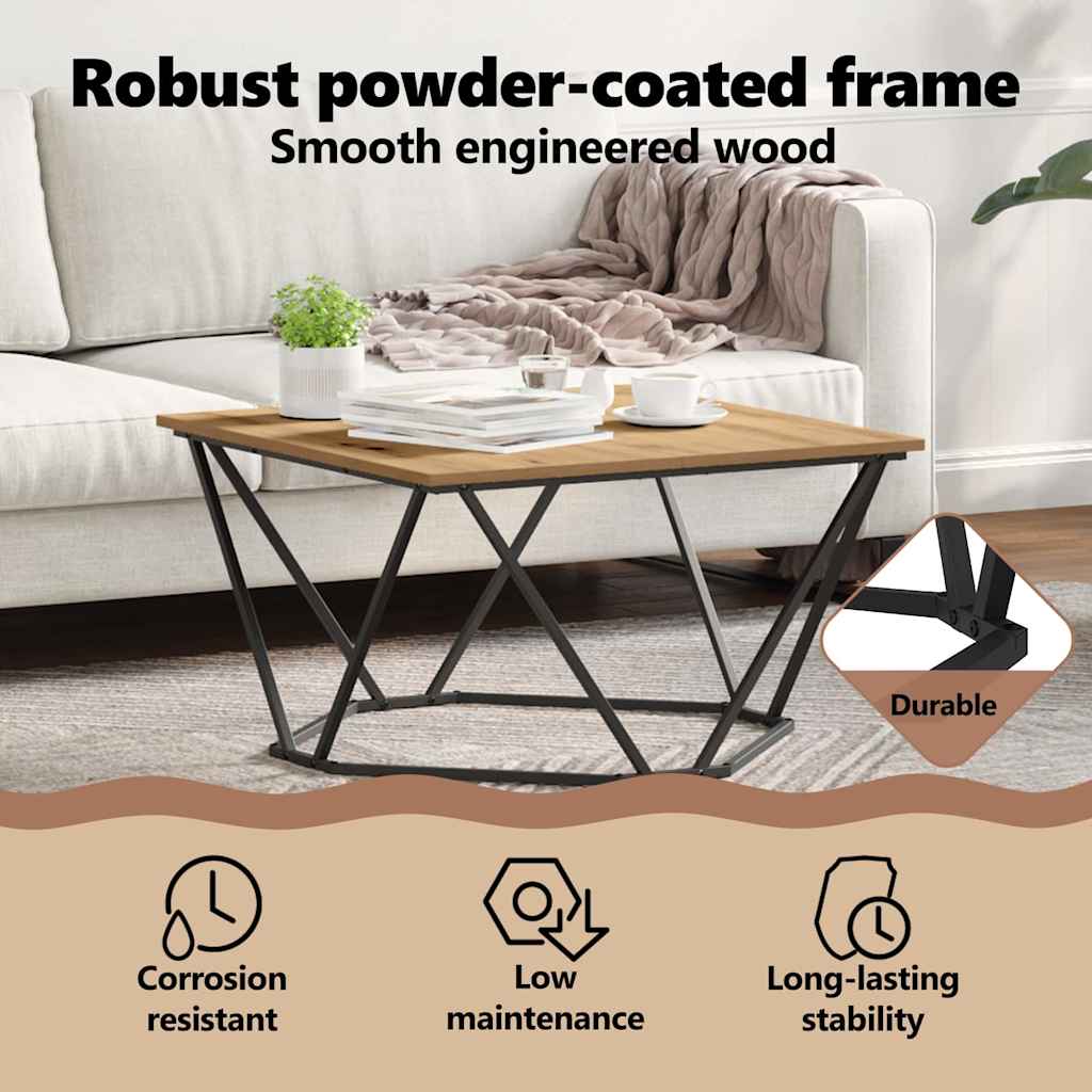 Coffee Table Artisan Oak 80 x 80 x 45 cm