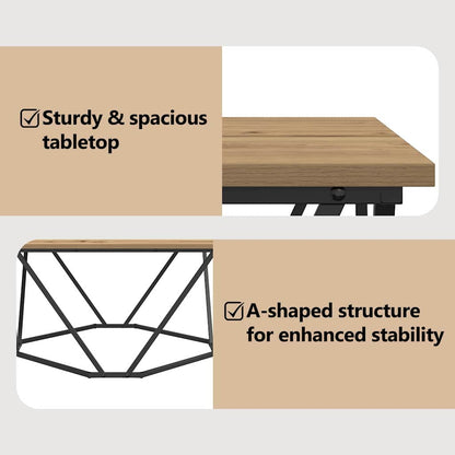 Coffee Table Artisan Oak 80 x 80 x 45 cm