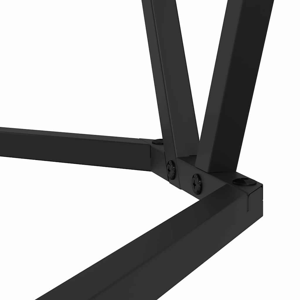 Coffee Table 3 pcs Grey Sonoma Engineered Wood and Steel