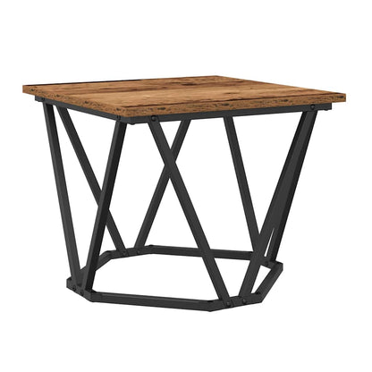 Coffee Table 3 pcs Old Wood Engineered Wood and Steel
