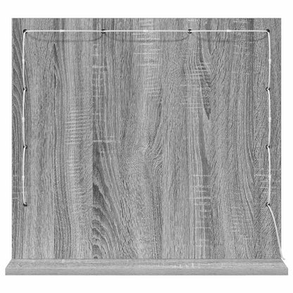 Vanity Mirror Grey Sonoma 60 x 55 x 18 cm Rectangular