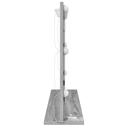 Vanity Mirror Rectangular Grey Sonoma 80 x 55 x 18 cm