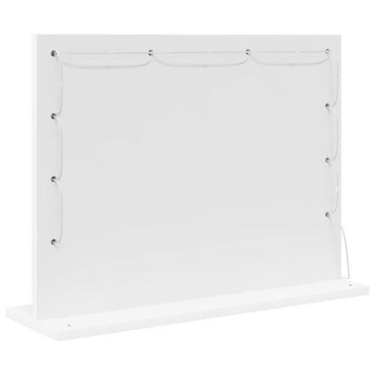 Vanity Mirror White 60 x 45 x 18 cm Glass and Engineered wood