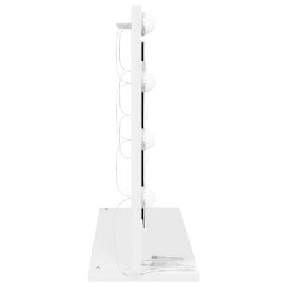 Vanity Mirror White 60 x 45 x 18 cm Glass and Engineered wood