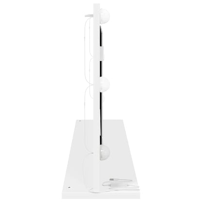 Vanity Mirror White 100 x 45 x 18 cm Glass and Engineered wood