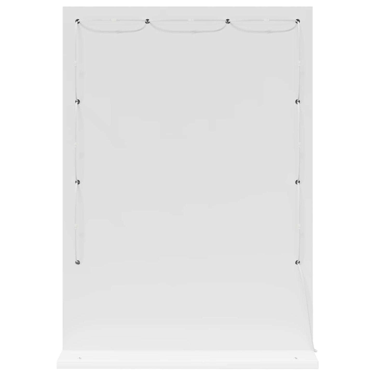 Vanity Mirror White 70 x 50 x 18 cm Glass and Engineered wood