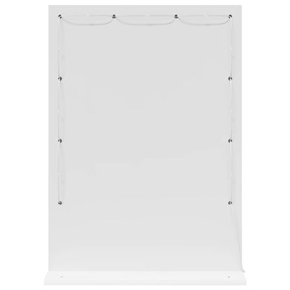 Vanity Mirror White 70 x 50 x 18 cm Glass and Engineered wood