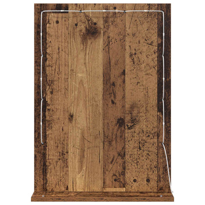 Vanity Mirror Rectangular Sonoma Oak 70 x 50 x 18 cm